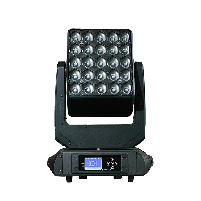 Luce a testa mobile a matrice di LED zoomabile 25 × 15 W 