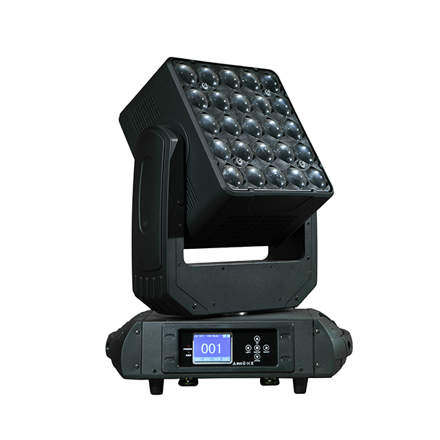 Luce a testa mobile a matrice di LED zoomabile 25 × 15 W 